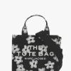 The Daisy Canvas Small Black & White Tote Bag