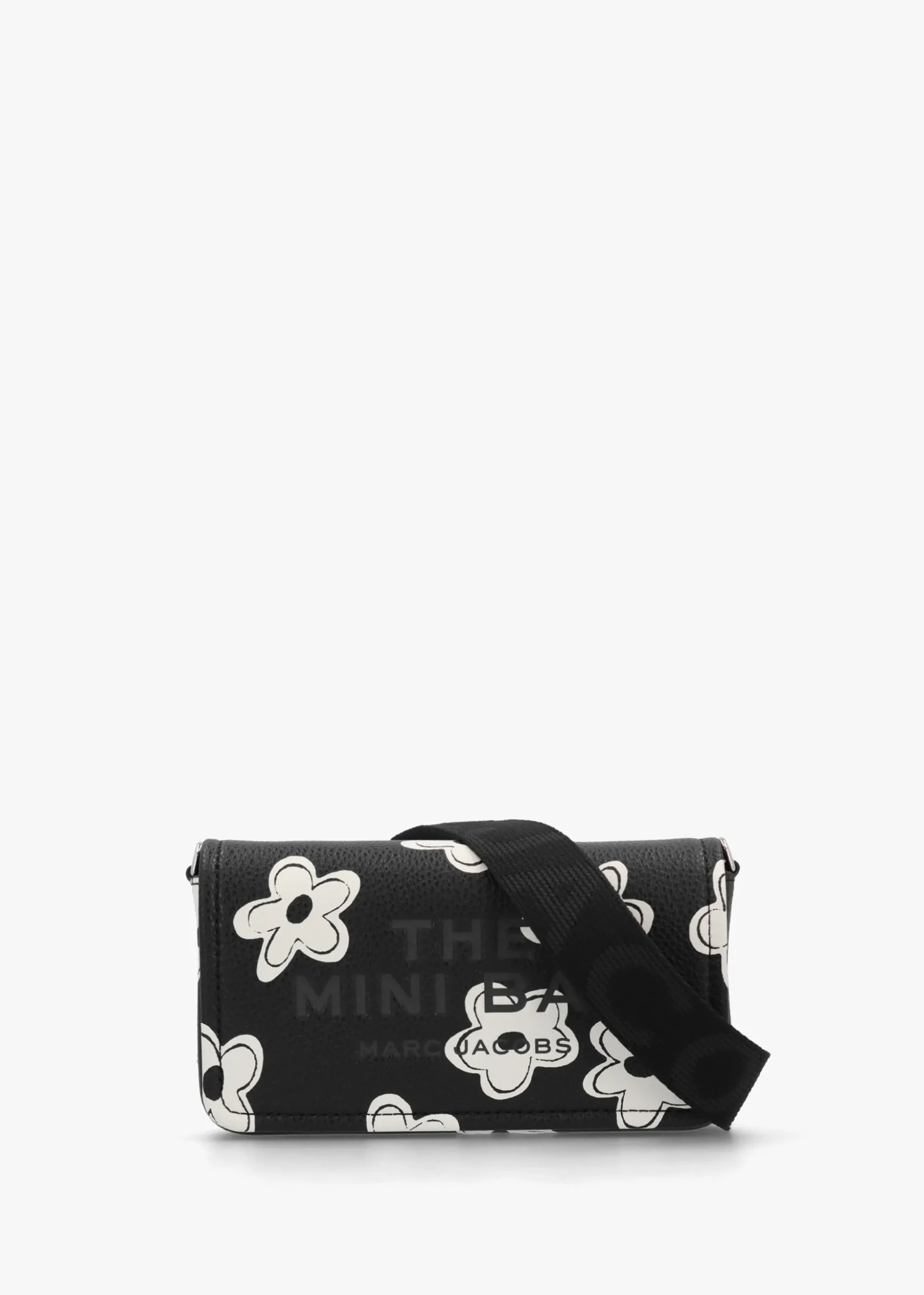 The Daisy Mini Black White Leather Cross-Body Bag