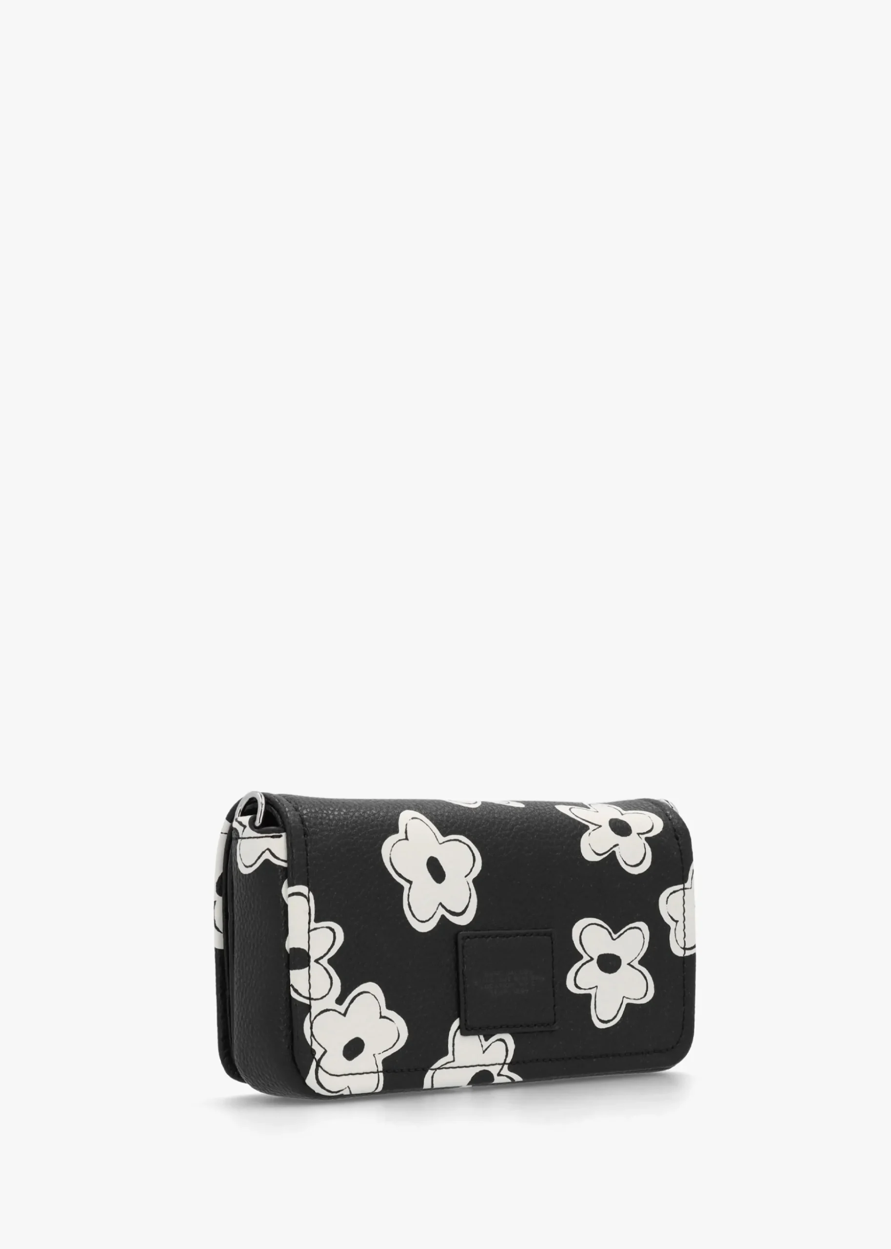 The Daisy Mini Black White Leather Cross-Body Bag