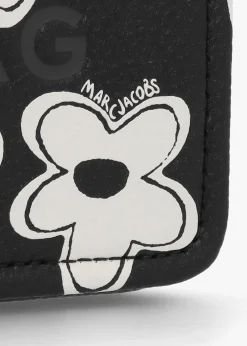 The Daisy Mini Black White Leather Cross-Body Bag