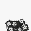 The Daisy Snapshot Black White Leather Camera Bag