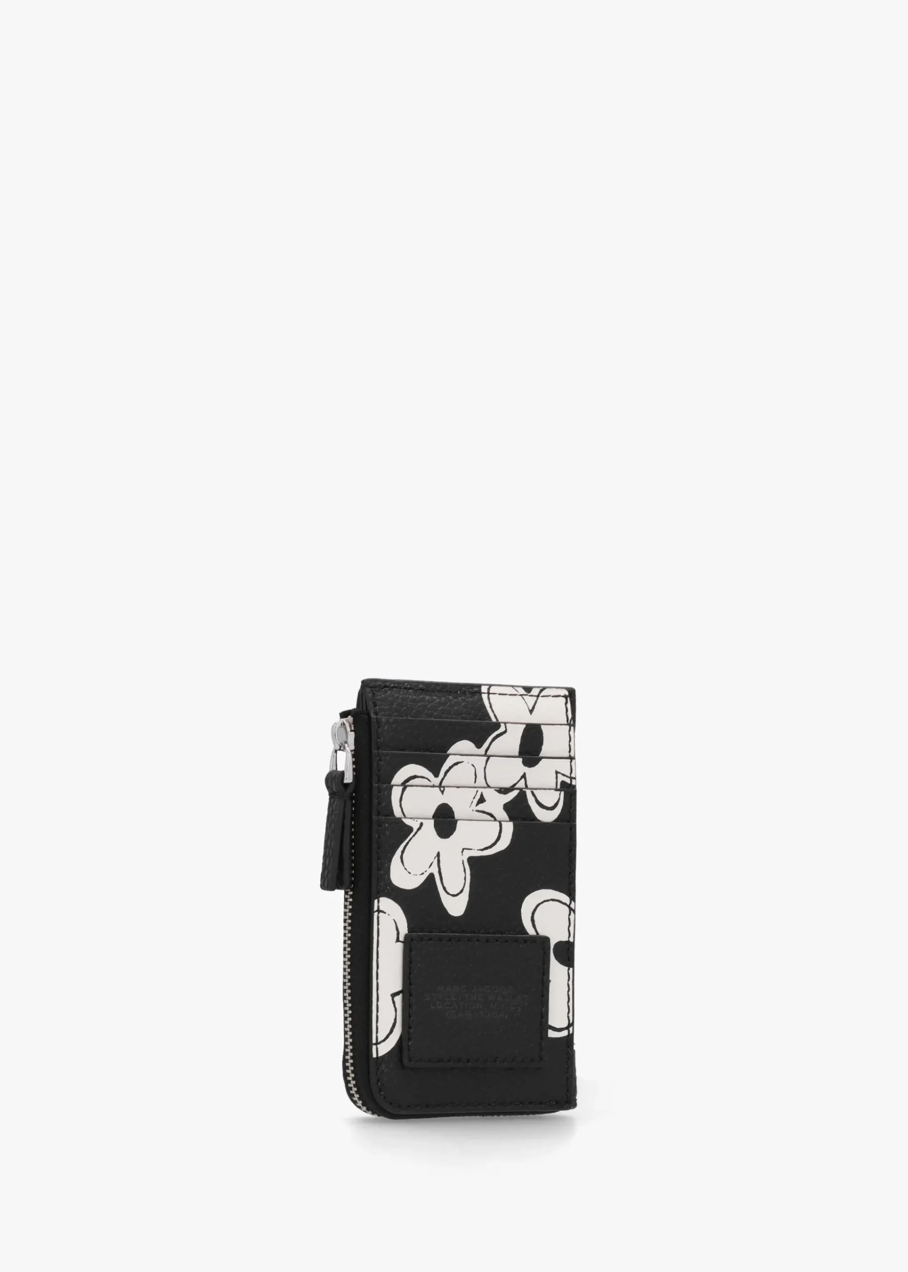 The Daisy Top Zip Multi Black White Wallet