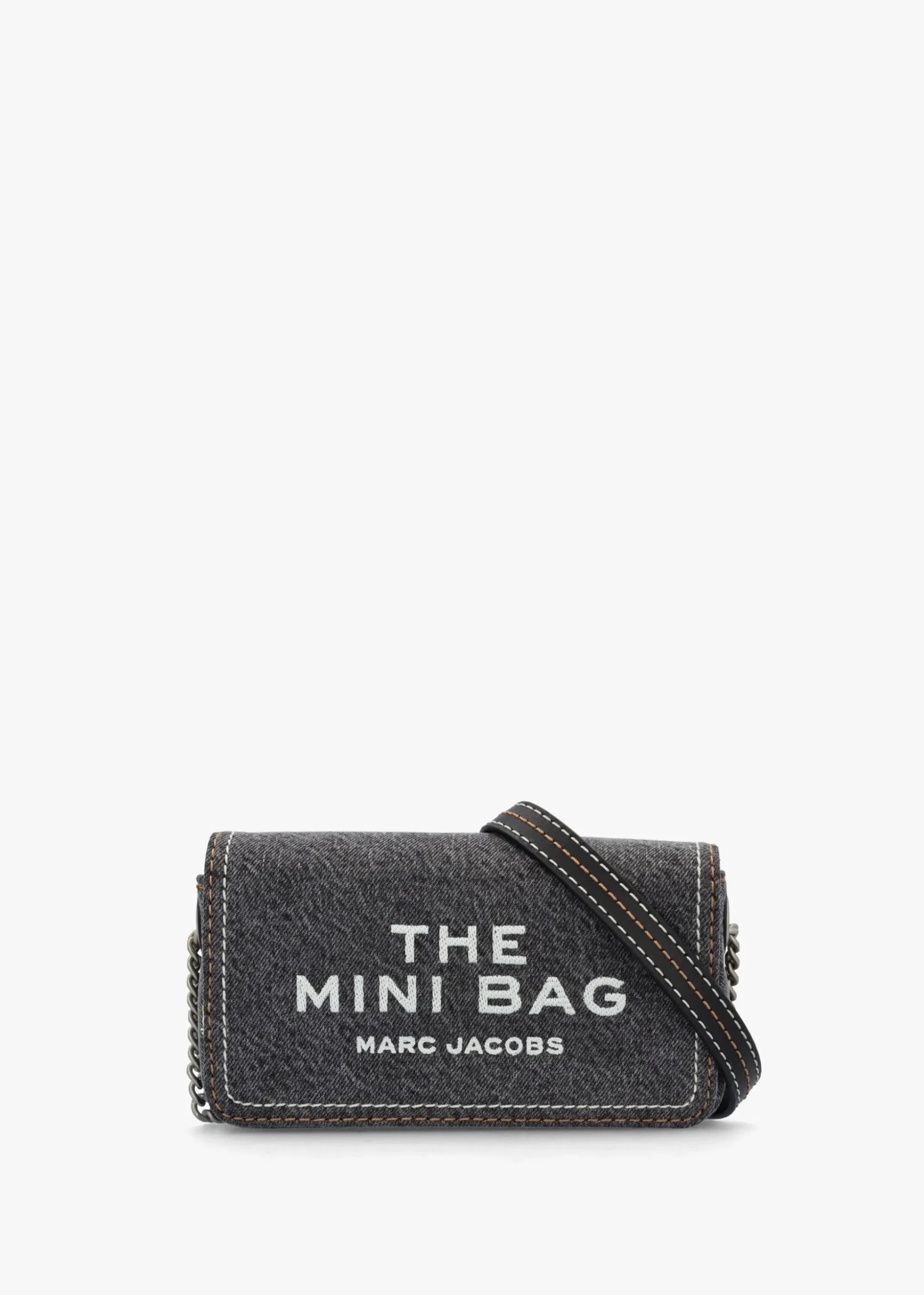 The Denim Chain Black Wash Mini Cross-Body Bag
