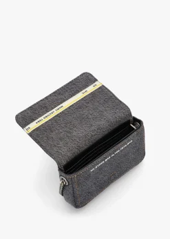 The Denim Chain Black Wash Mini Cross-Body Bag