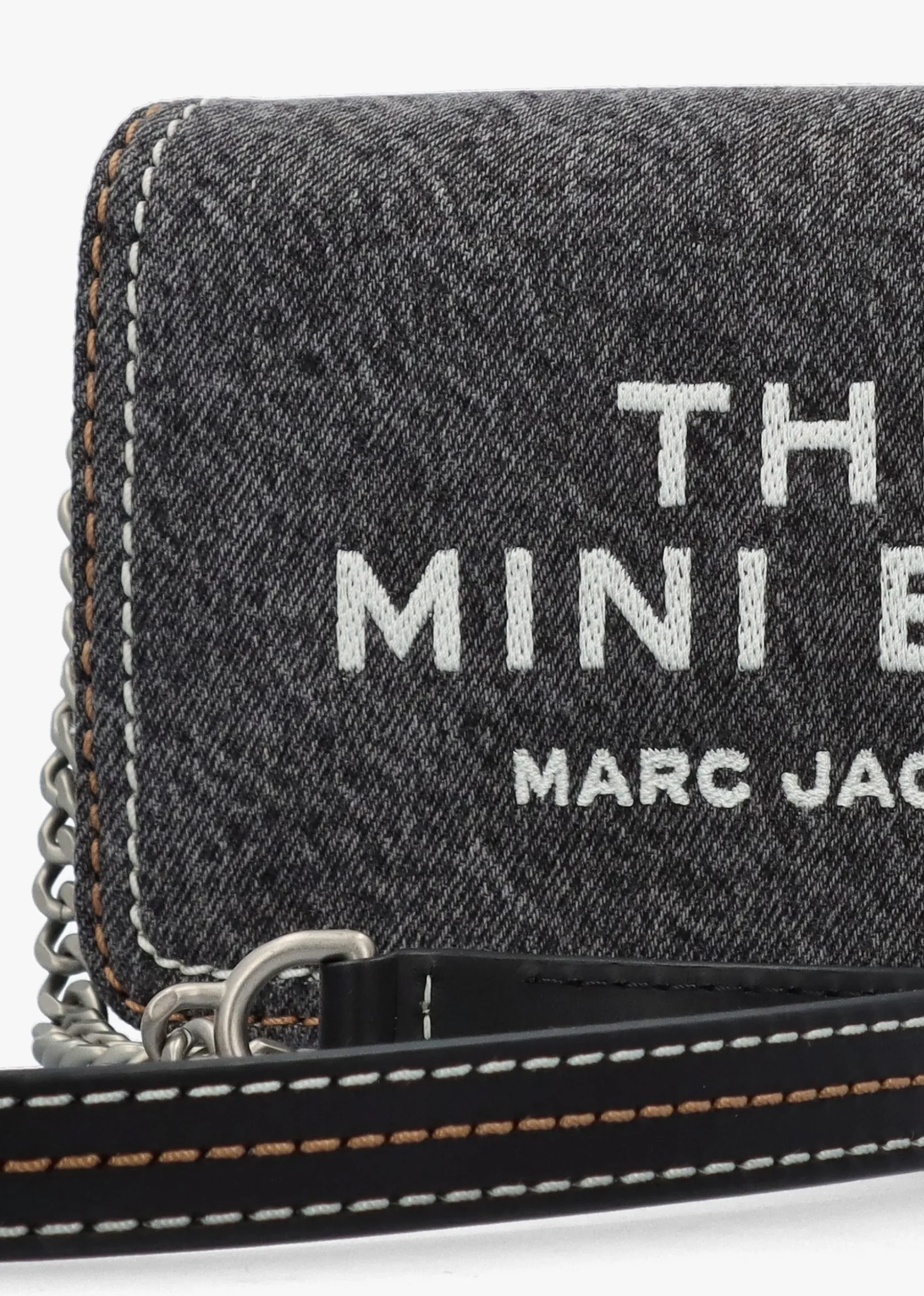 The Denim Chain Black Wash Mini Cross-Body Bag