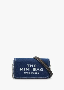 The Denim Chain Dark Wash Mini Cross-Body Bag
