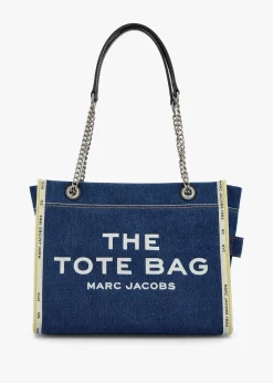 The Denim Chain Medium Dark Wash Tote Bag