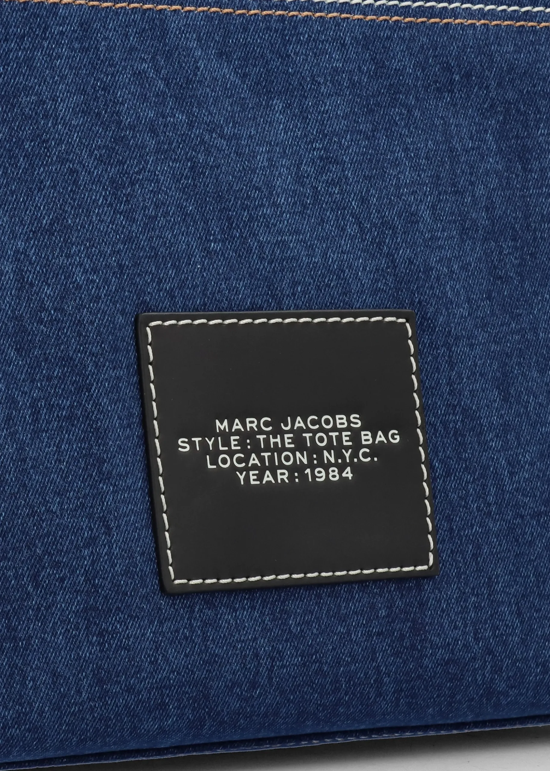 The Denim Chain Medium Dark Wash Tote Bag