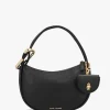 The Dual Black Leather Hobo Bag