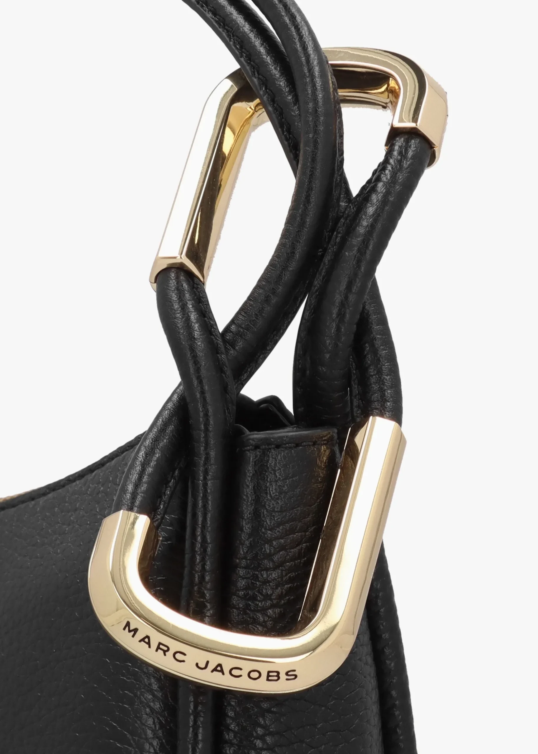 The Dual Black Leather Hobo Bag