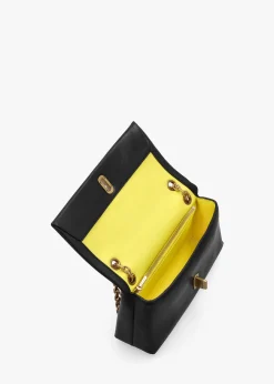 The Dual Chain Black Leather Wallet