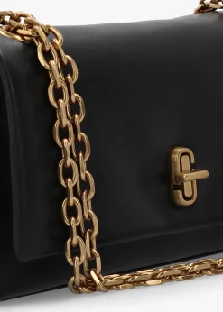 The Dual Chain Black Leather Wallet
