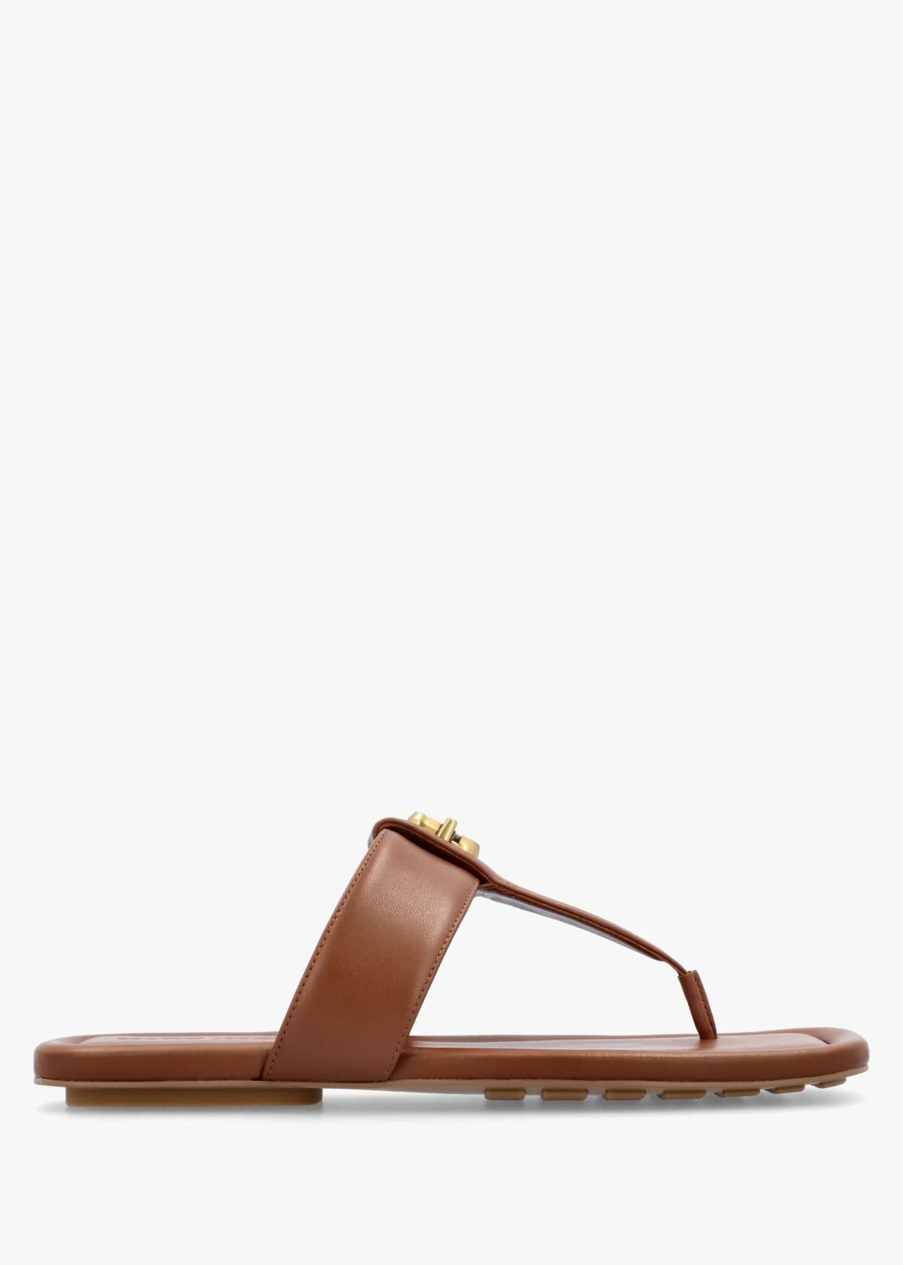 The Dual T Strap Brandy Leather Sandals