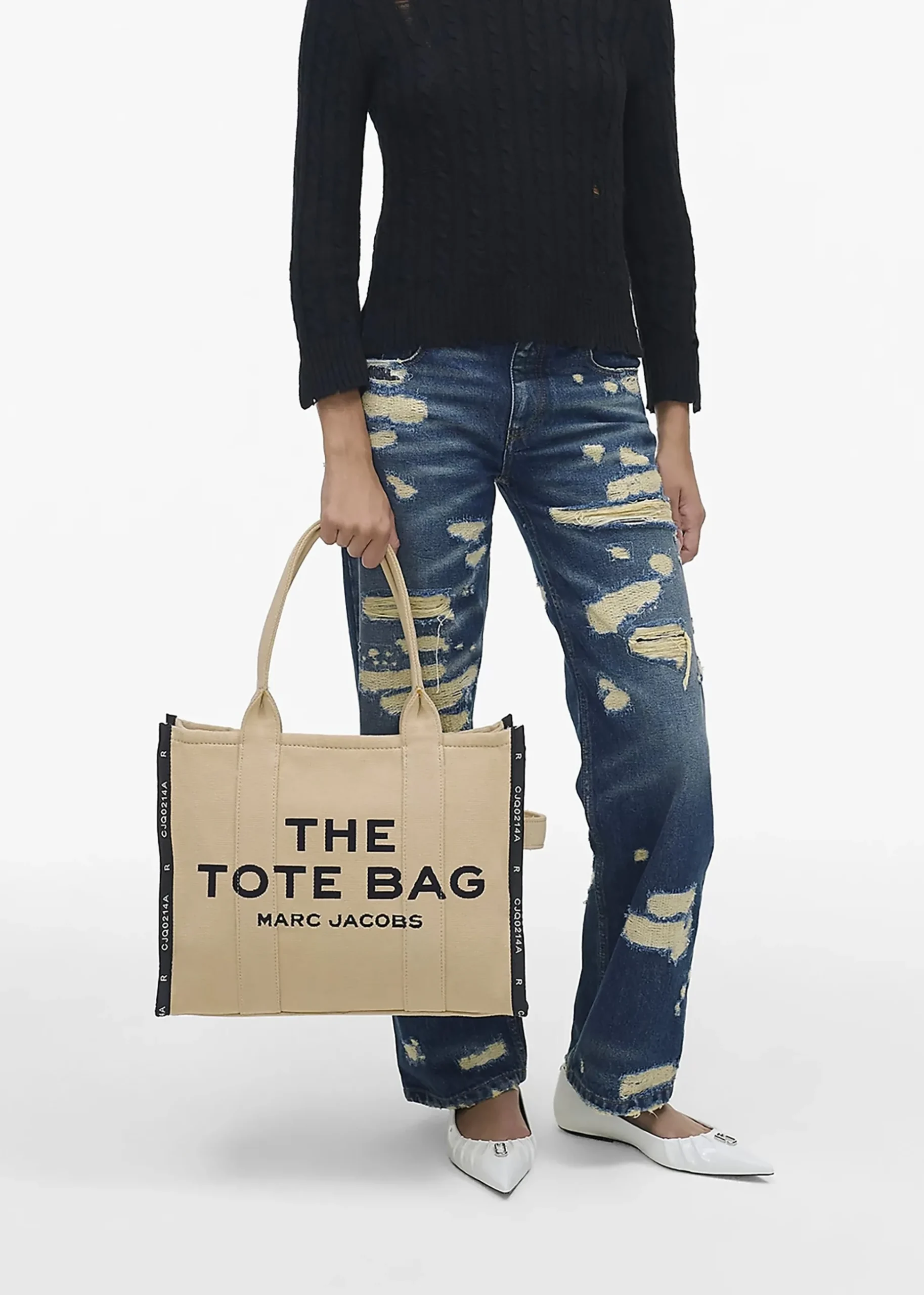 The Jacquard Traveler Warm Sand Tote Bag