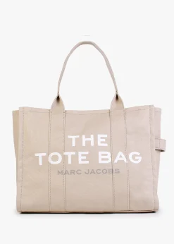 The Large Beige Canvas Tote Bag