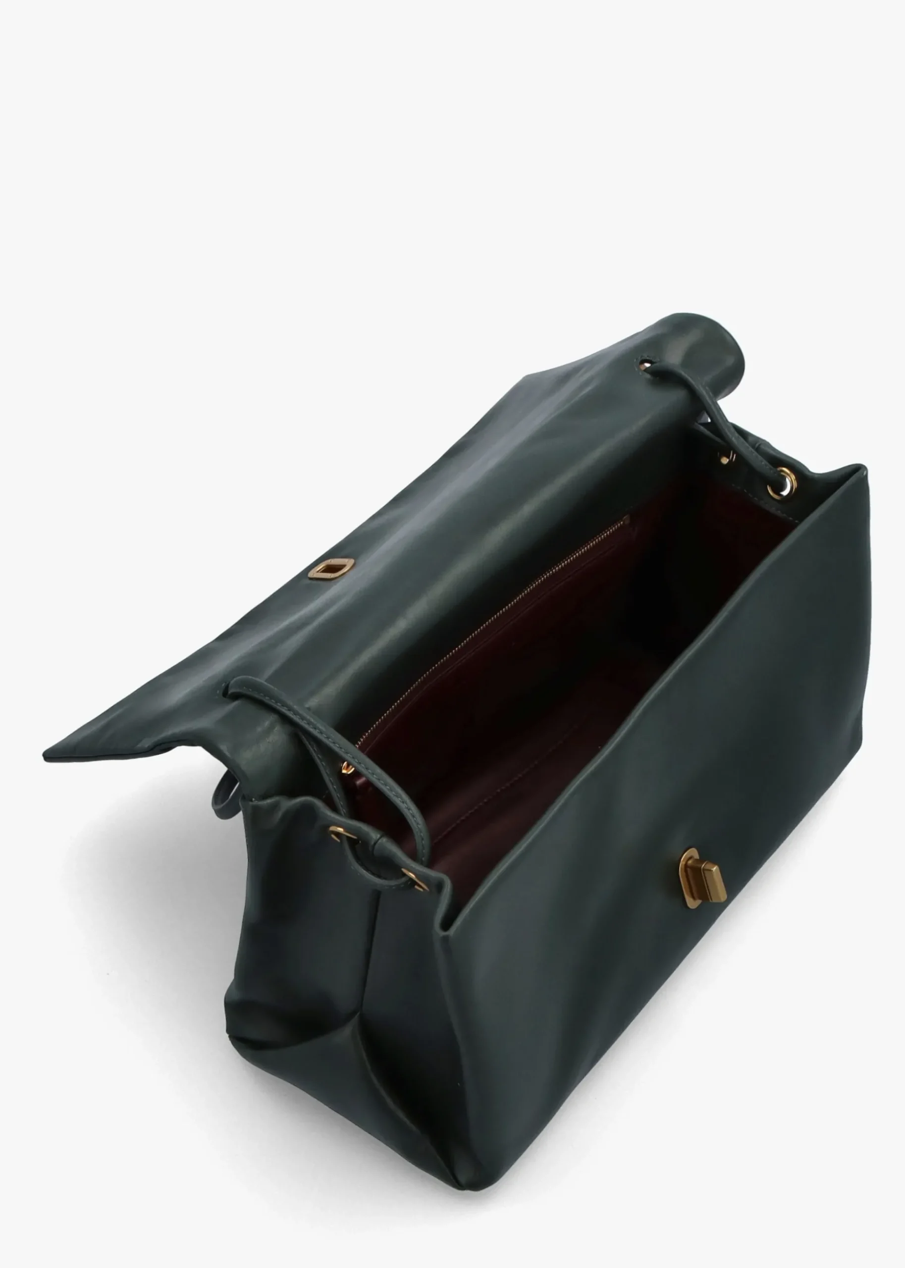 The Large Dual Ivy Leather Shoulder Bag