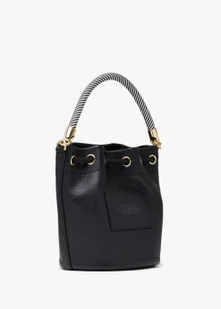 The Leather Black Bucket Bag