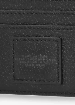 The Leather Black Card Case