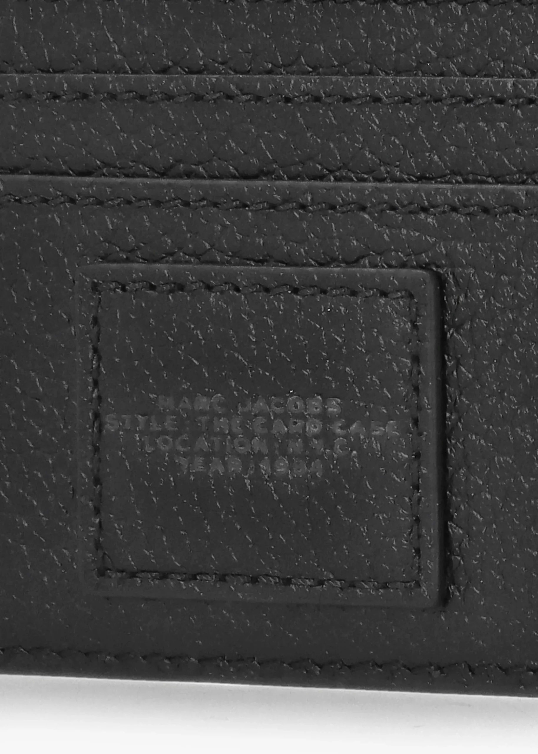 The Leather Black Card Case