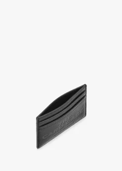 The Leather Black Card Case