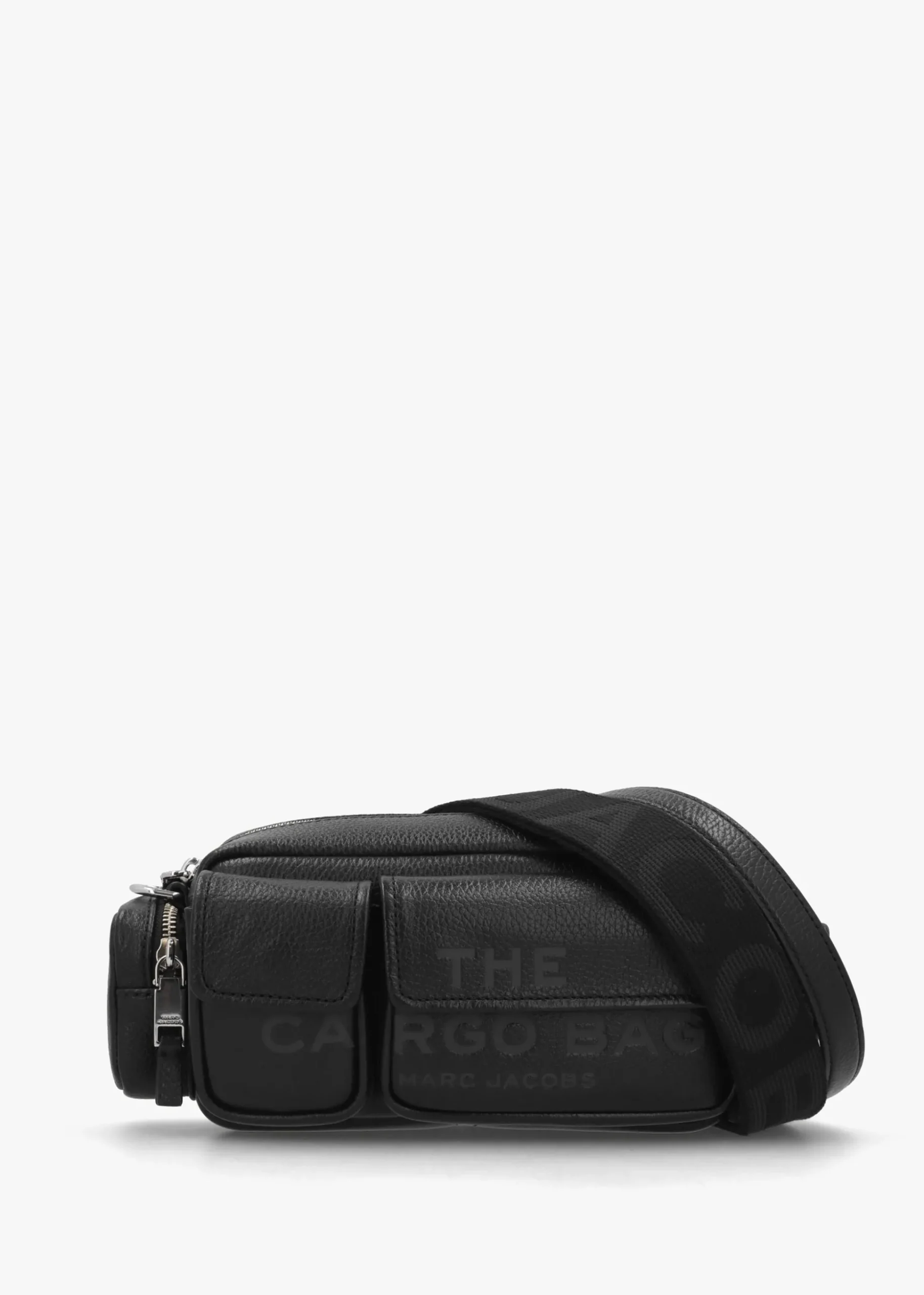 The Leather Black Cargo Bag