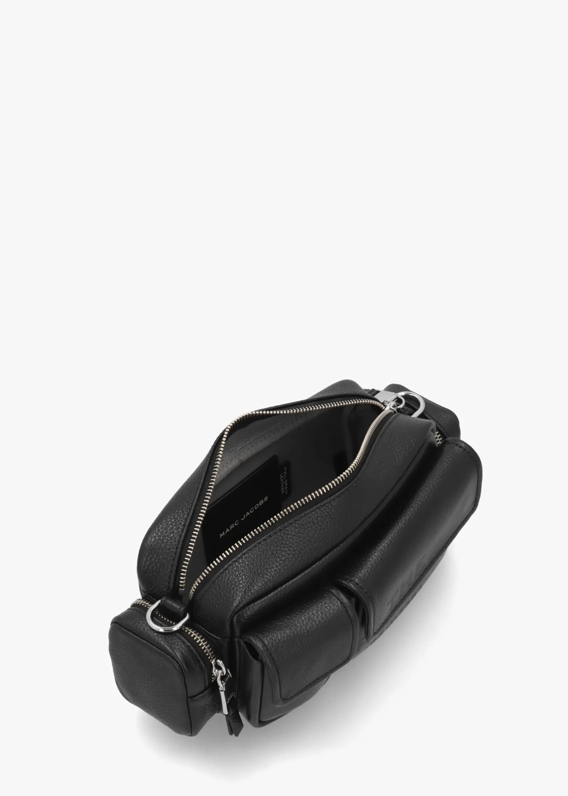 The Leather Black Cargo Bag