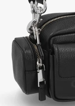 The Leather Black Cargo Bag
