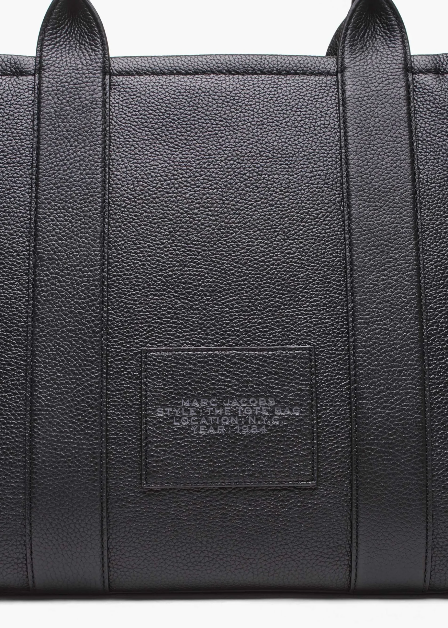 The Leather Large Black Tote Bag