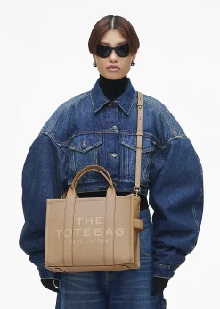 The Leather Medium Camel Tote Bag