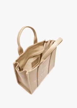 The Leather Medium Camel Tote Bag