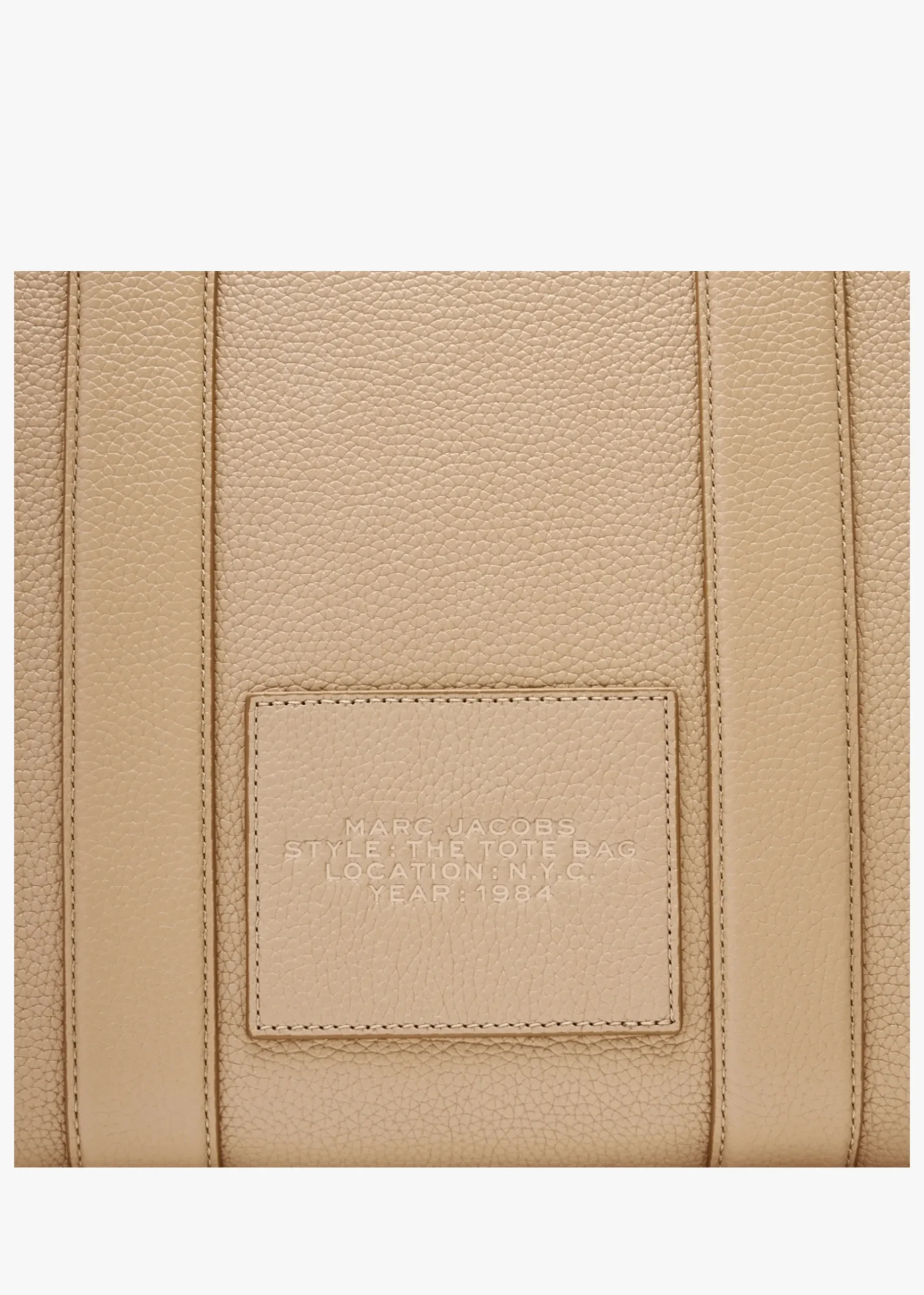 The Leather Medium Camel Tote Bag