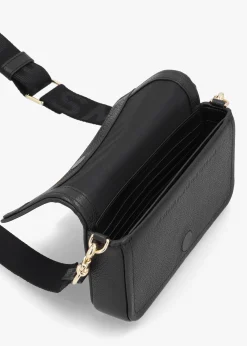 The Leather Mini Black Cross-Body Bag