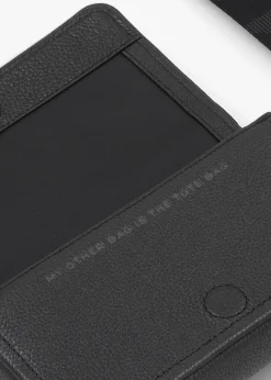The Leather Mini Black Cross-Body Bag