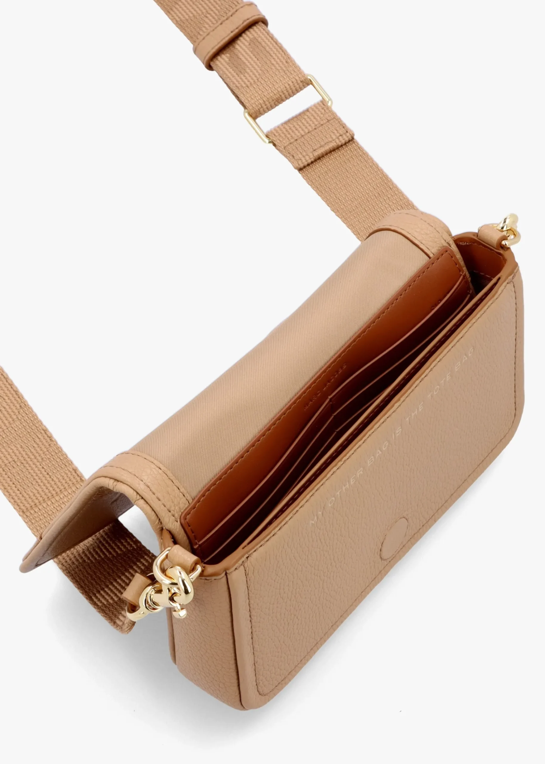 The Leather Mini Camel Cross-Body Bag