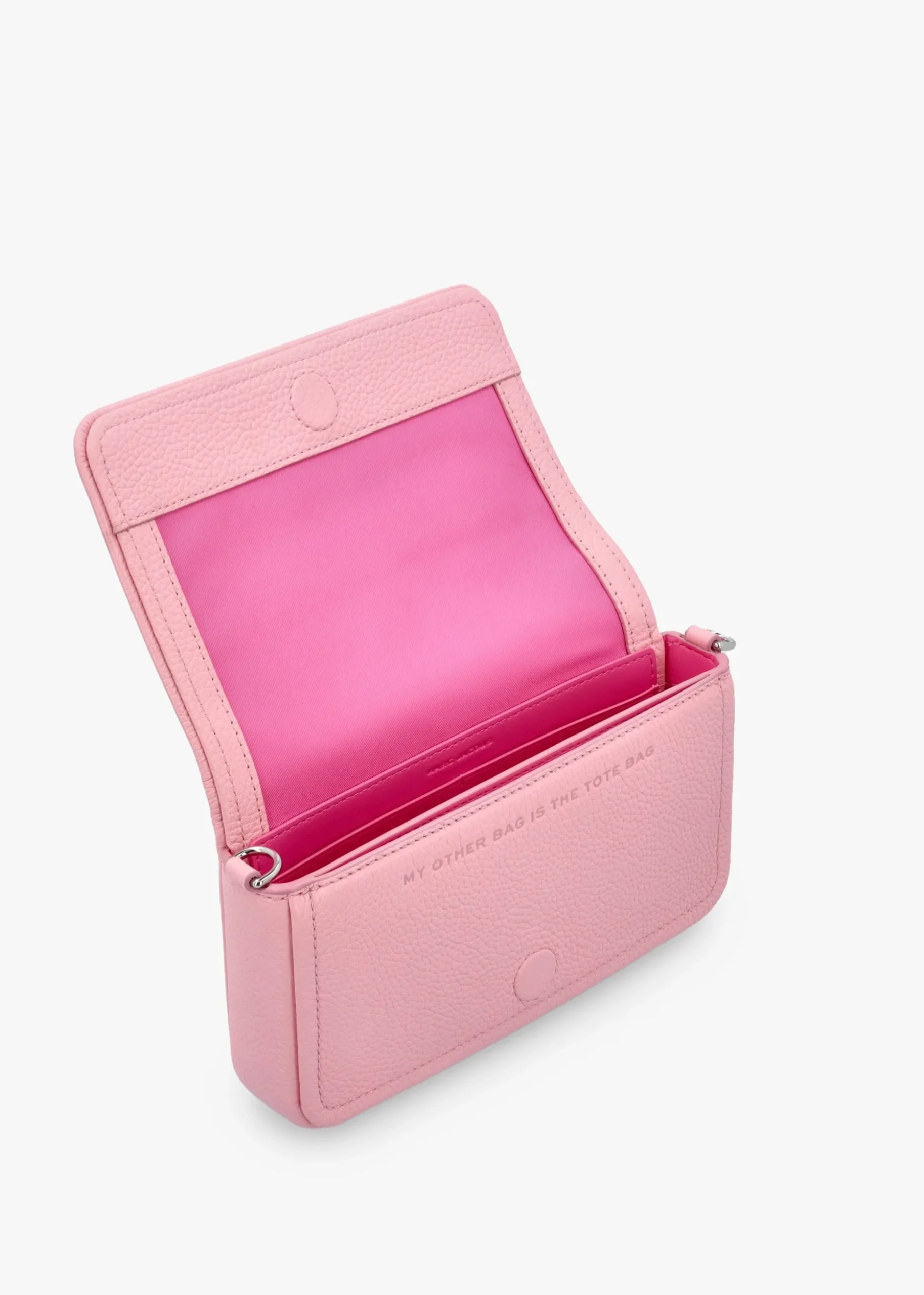 The Leather Mini Ribbon Pink Cross-Body Bag