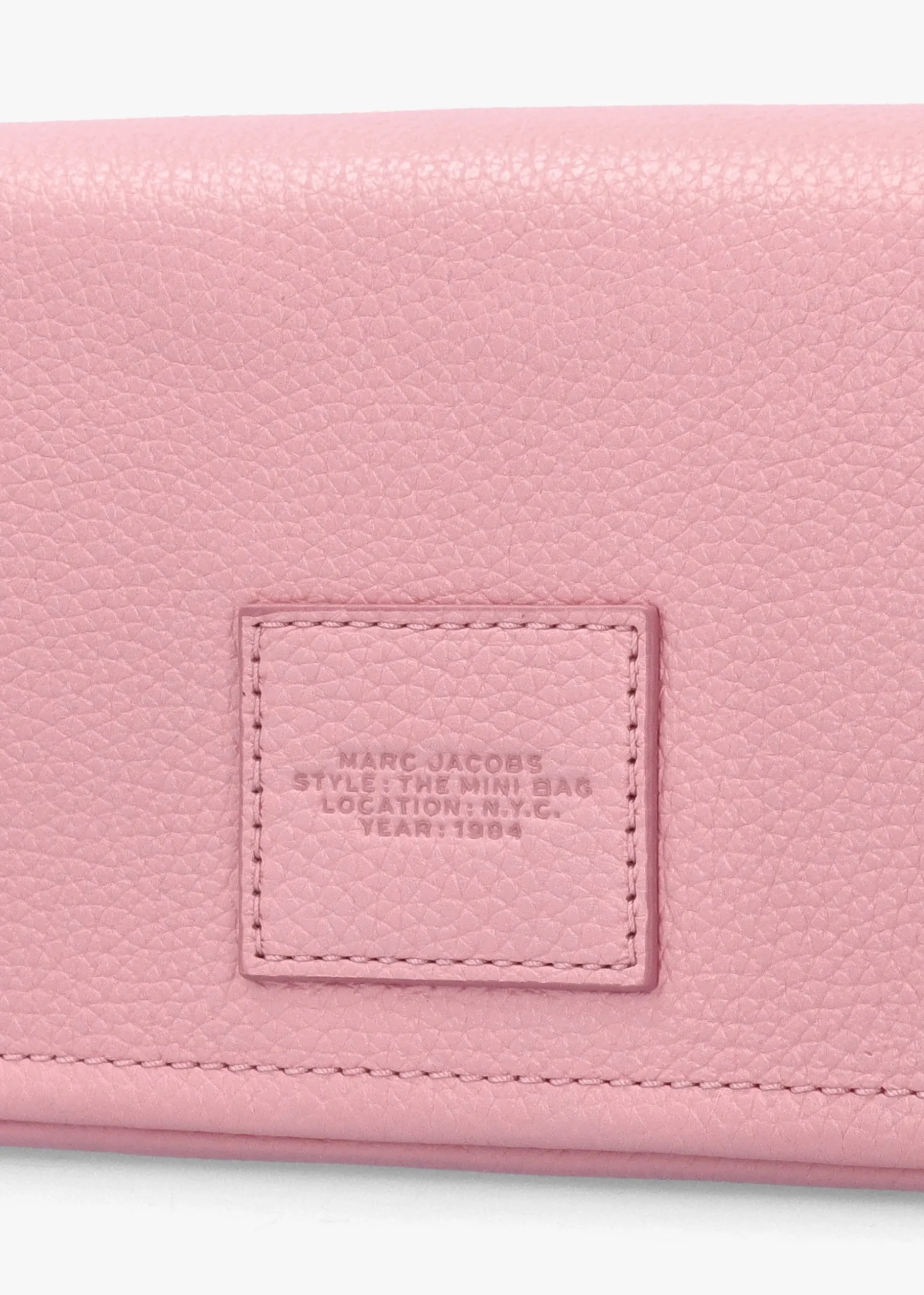 The Leather Mini Ribbon Pink Cross-Body Bag