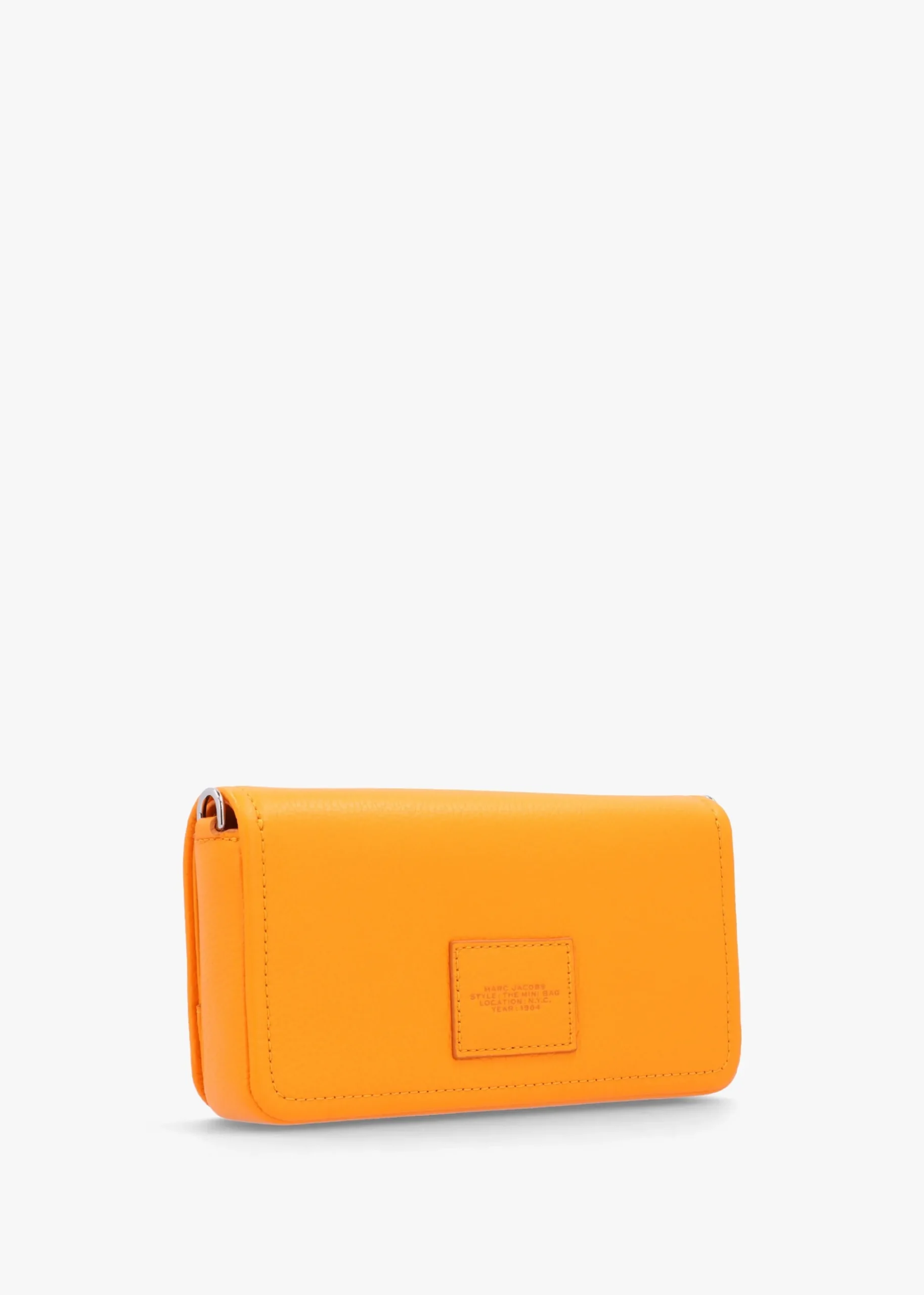 The Leather Mini Tangerine Cross-Body Bag