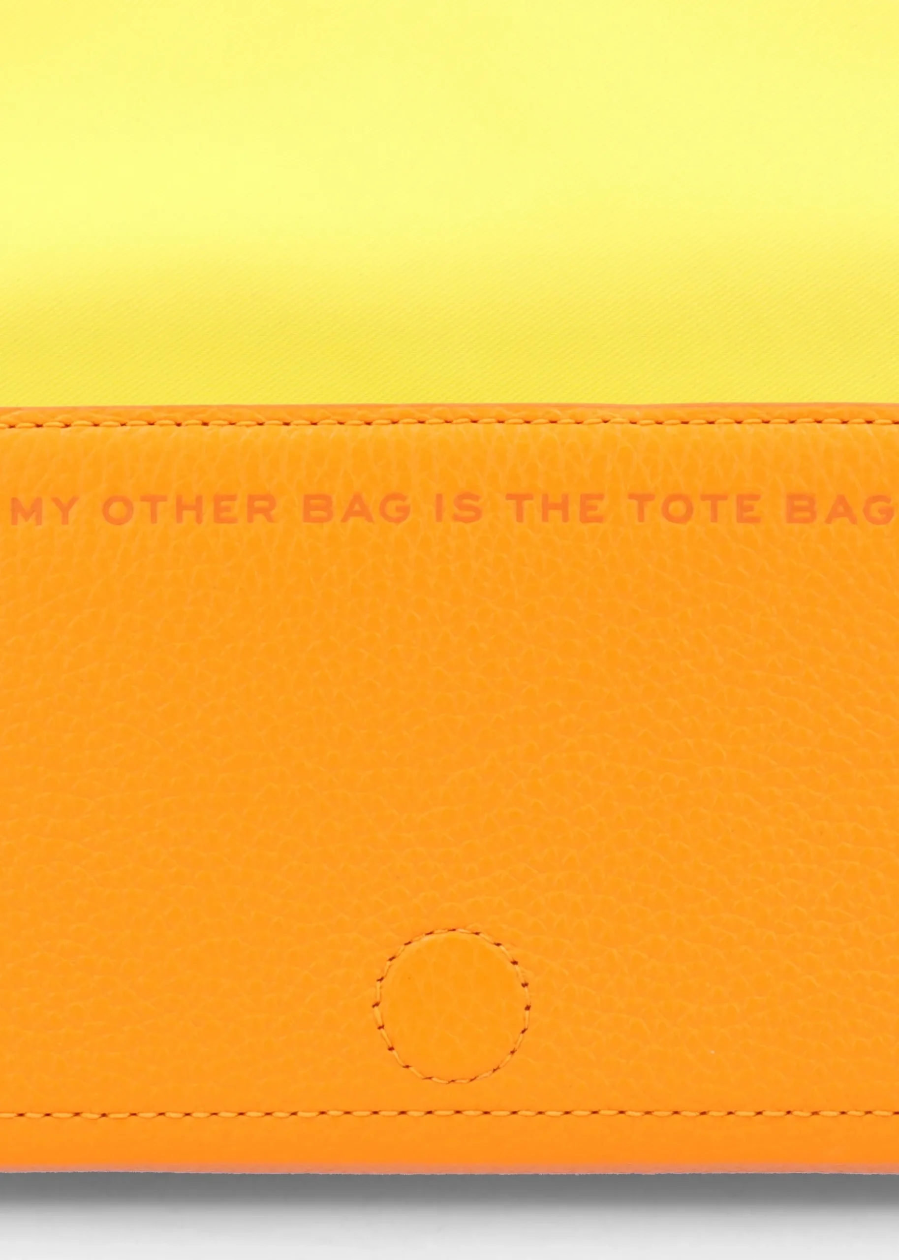 The Leather Mini Tangerine Cross-Body Bag