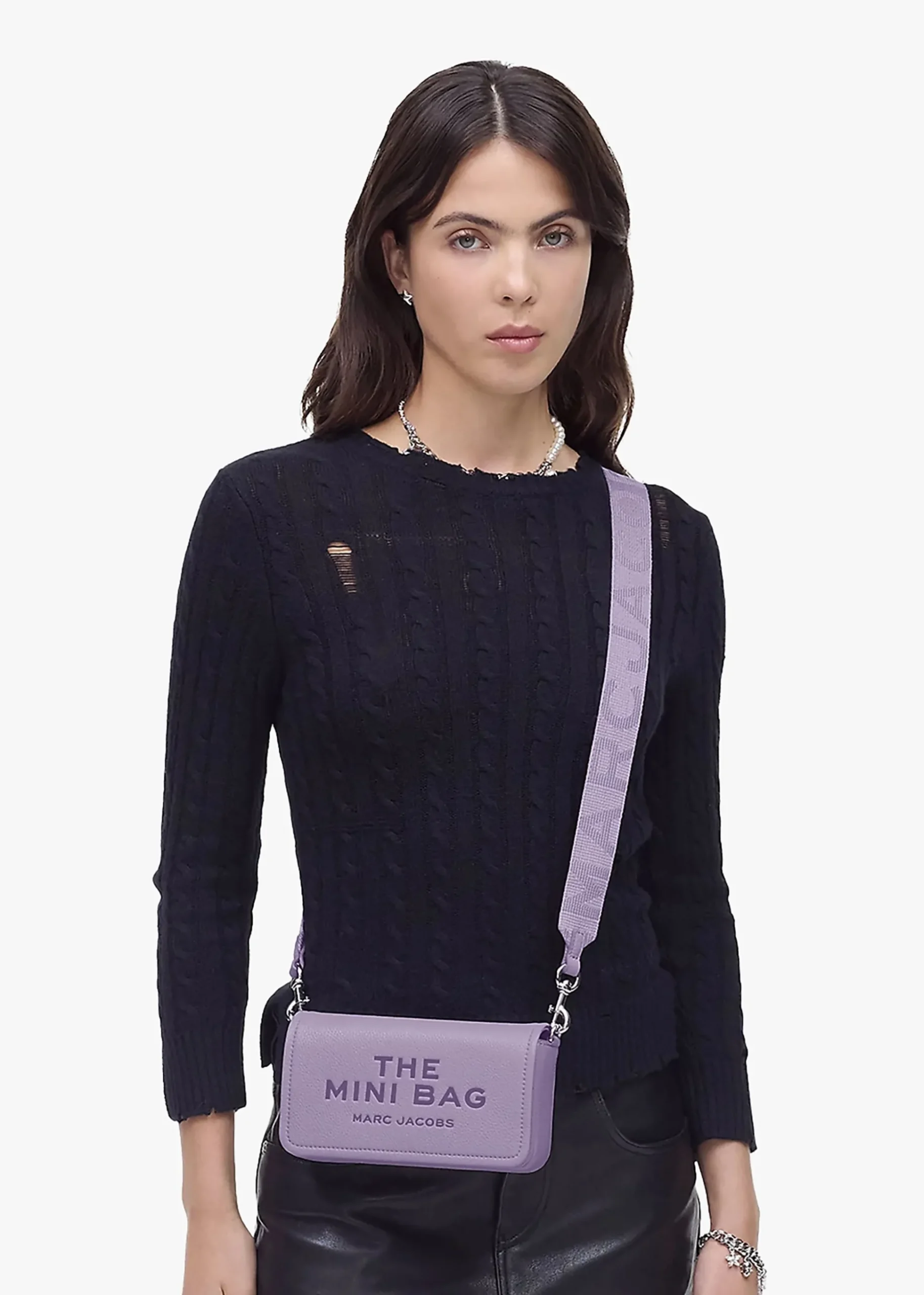 The Leather Mini Wisteria Cross-Body Bag
