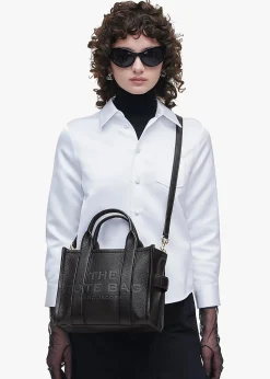 The Leather Small Black Tote Bag