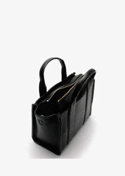 The Leather Small Black Tote Bag