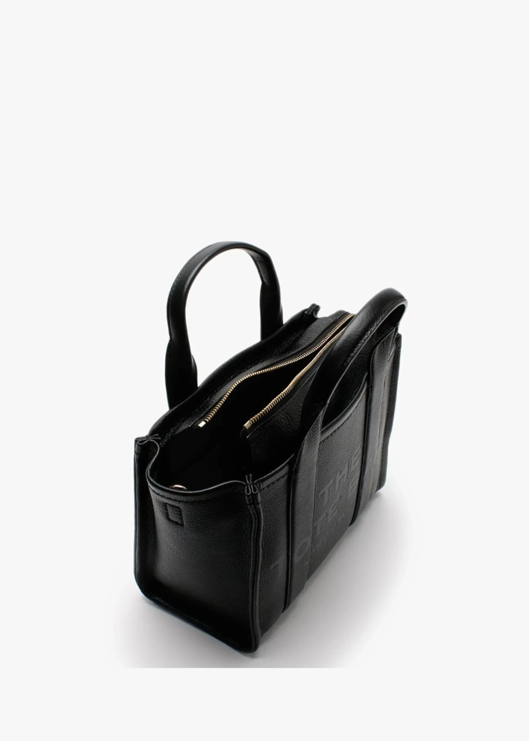 The Leather Small Black Tote Bag