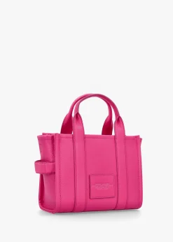 The Leather Small Hot Pink Tote Bag
