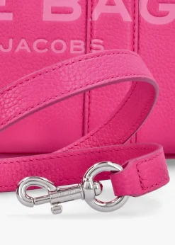 The Leather Small Hot Pink Tote Bag