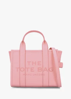 The Leather Small Ribbon Pink Tote Bag