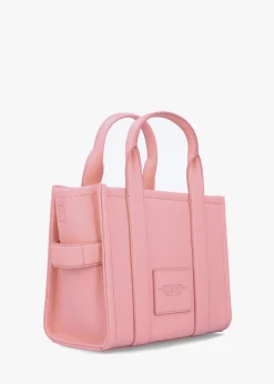 The Leather Small Ribbon Pink Tote Bag