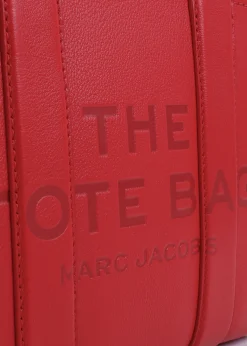 The Leather Small True Red Tote Bag