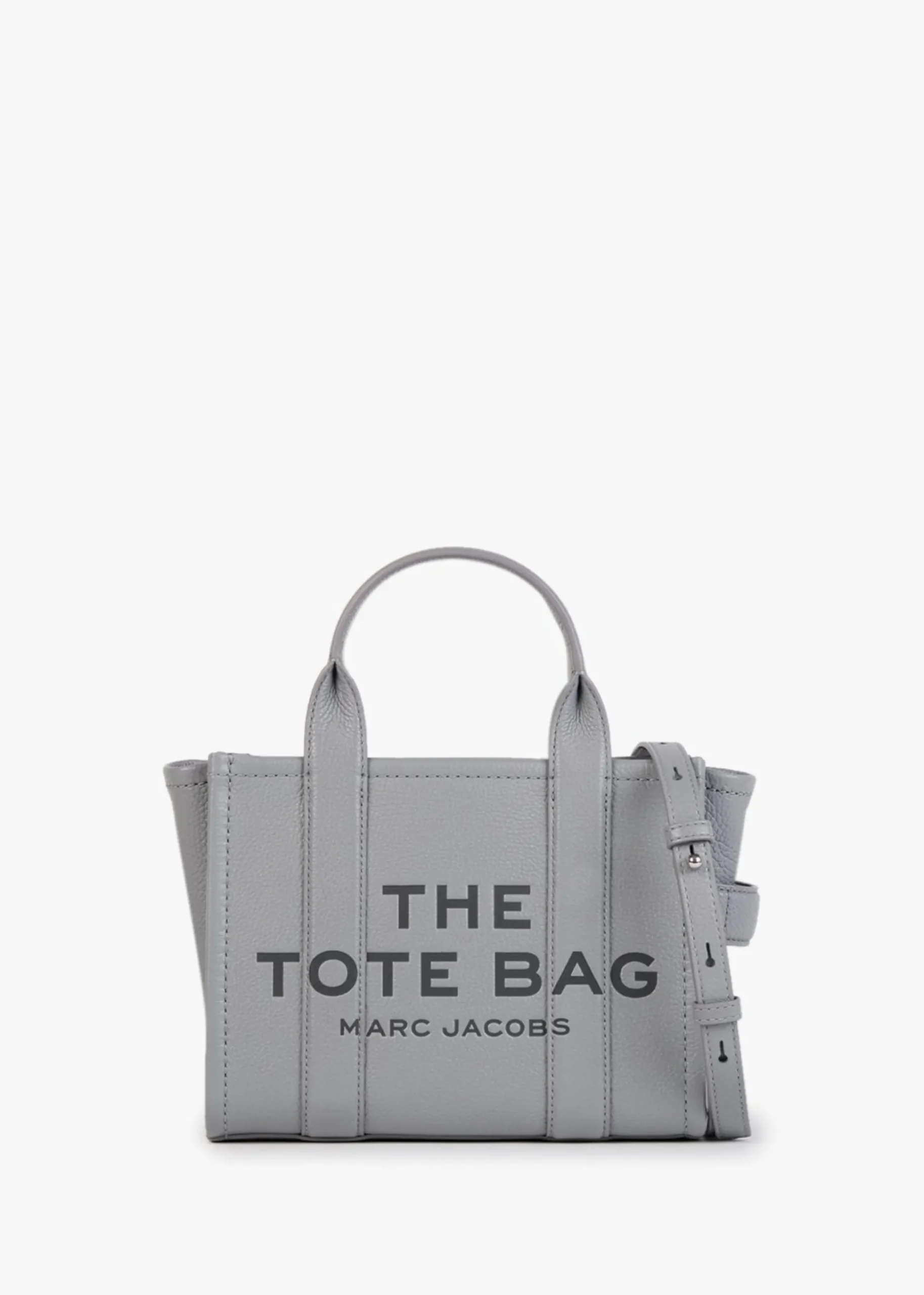 The Leather Small Wolf Grey Tote Bag