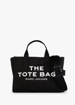 The Medium Black Canvas Tote Bag
