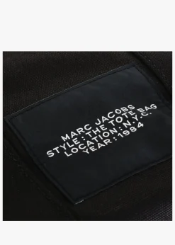 The Medium Black Canvas Tote Bag